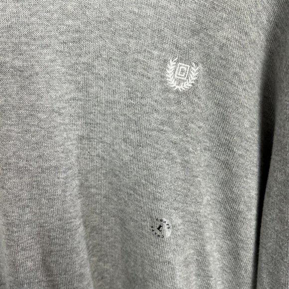 Chaps Sweater Mens Large Grey V-Neck Cotton Silk NWT MSRP $60 - Picture 5 of 12